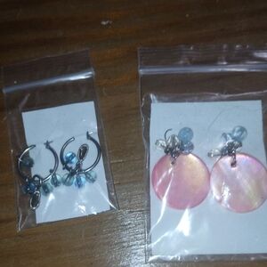 2 Sets of Handcrafted Earrings